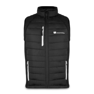 Weste Black Compass Padded Softshell Gilet S